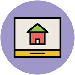 Real Estate Flat Vector Icons

