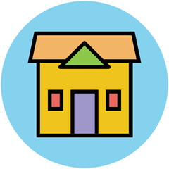 Real Estate Flat Vector Icons

