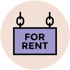 Real Estate Flat Vector Icons

