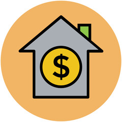 Real Estate Flat Vector Icons

