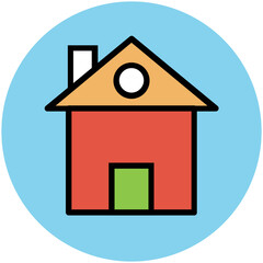 Real Estate Flat Vector Icons

