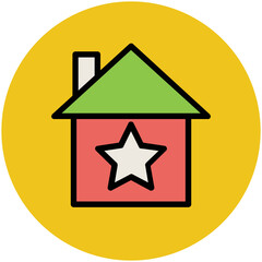 Real Estate Flat Vector Icons

