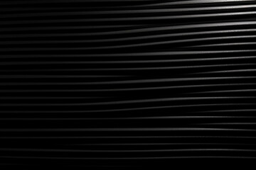 An abstract horizontal pattern showcases a captivating line texture in bold black, adding depth and visual interest to any design. Generative AI.