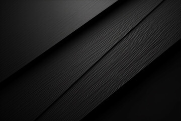 Obraz premium An abstract horizontal pattern showcases a captivating line texture in bold black, adding depth and visual interest to any design. Generative AI.