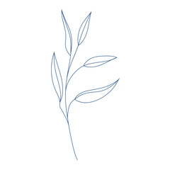 Isolated colored natural leaf icon Vector