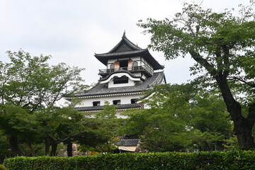 Japan sightseeing trip, castle tour. 'Inuyama Castle' Inuyama City, Aichi Prefecture. Inuyama...