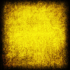 Yellow grunge wall for texture background