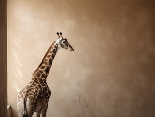 Portrait of giraffe.