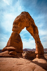delicate arch in arches