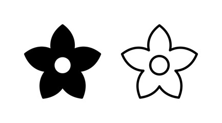 Flower icon vector. floral icon. flower logo