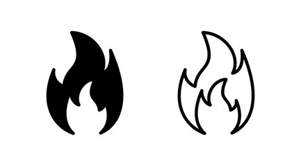 Fire icon vector. fire flame icon