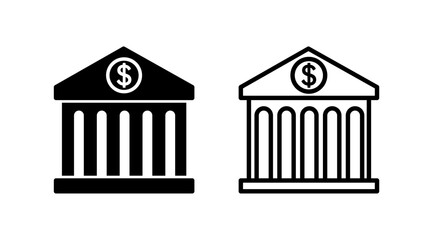Bank icon vector. bank icon symbol