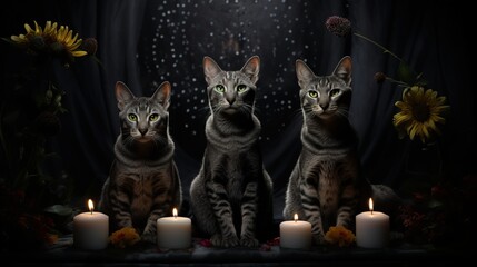 Egyptian Mau Cat Gathering: A Night to Remember