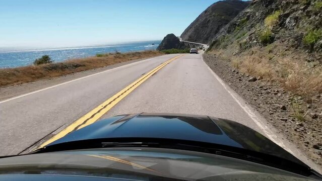 Aerial view of coastal Pacific Highway  - HD - 11