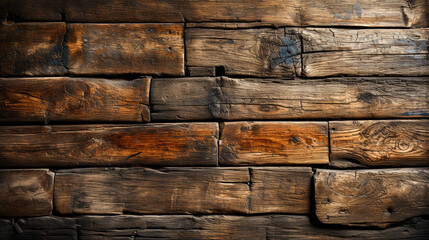 The old wooden backdrop. Each wooden plank bears the marks of time, The warm tones of the old wooden backdrop, making it an ideal backdrop for designing and creating a distinct visual atmosphere.