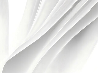 Fototapeta premium White texture background as liquid waves of silk, milk, plastic generative AI