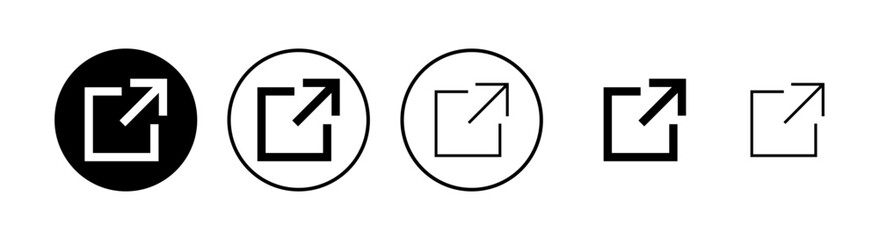 Link icons set. Link vector icon. External link symbol vector icon. Hyperlink symbol