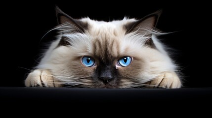 Eyes of Tranquility: Intimate Portraits of Himalayan Cats