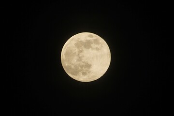 full moon in the night sky