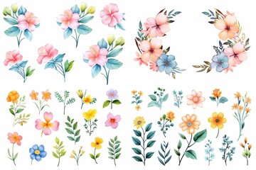 たくさんの花,Generative AI AI画像