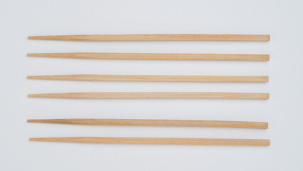 日本の竹製の箸