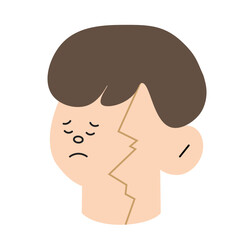 person with a headache