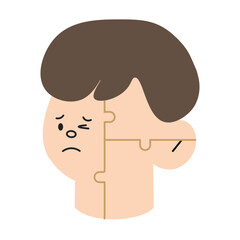 person with headache