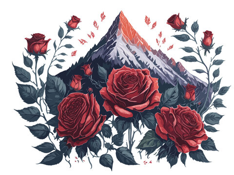 bouquet of red roses