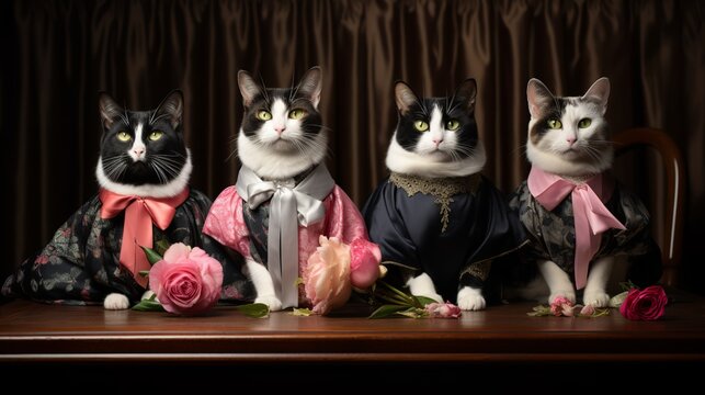 Purrfectly Posh Japanese Bobtail Cat Soiree: A Glamorous Affair!