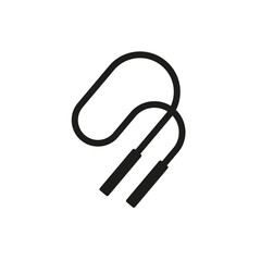 Jumping rope Icon. Vector illustration. stock image.