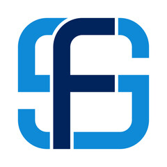 fs letter logo icon template 1