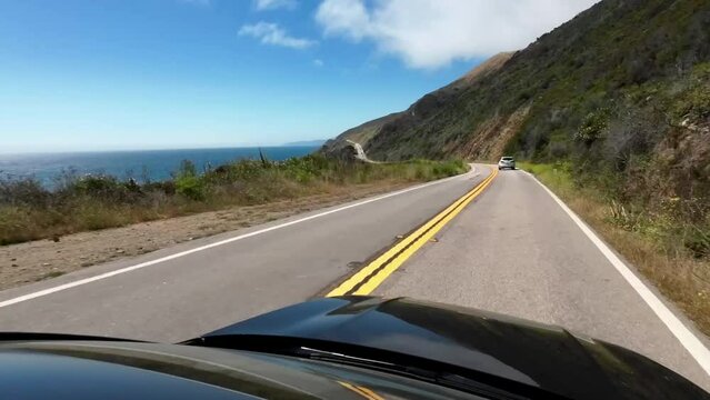 Aerial view of coastal Pacific Highway  - HD - 8