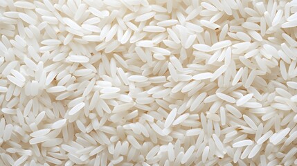 Closeup of white rice