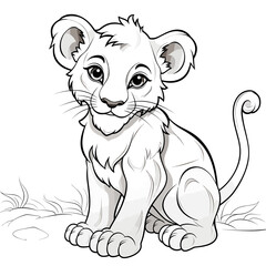 Lion Cub (Coloring Life) 