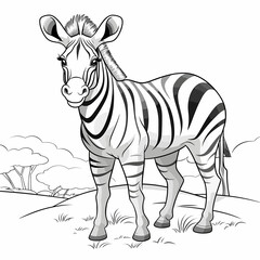 Zebra (Coloring Life) 