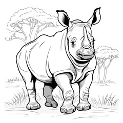Rhino (Coloring Life) 