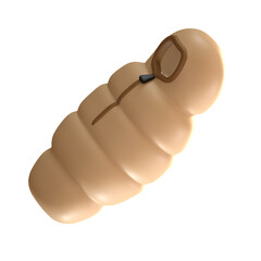 Sleeping Bag 3D Illustration