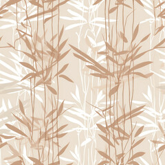Fototapeta na wymiar Bamboo seamless pattern