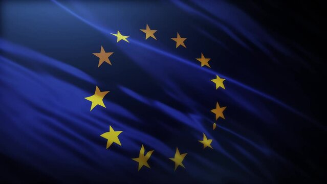 Flag of European Union  full screen in 4K high resolution European Union flag 4K.