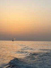 sunset in the Aegean sea
