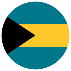 Bahamas flag shape. Flag of Bahamas design shape