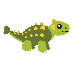 flat dinosaurs vector ilustration