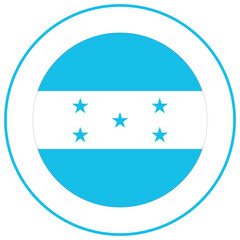 Honduras flag shape. Flag of Honduras
