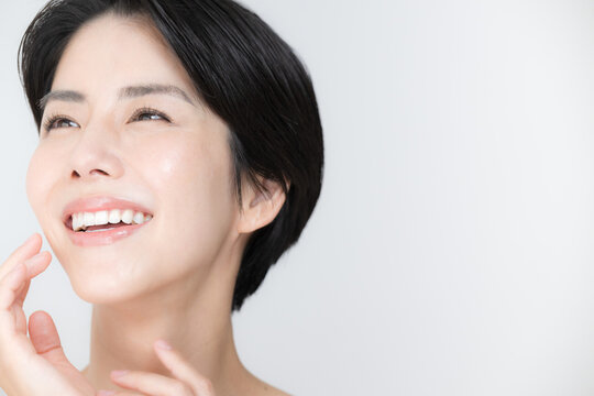 Beauty image of Asian women who experience skin hydration asian beauty