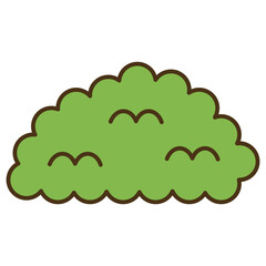 illustration of  nature bush