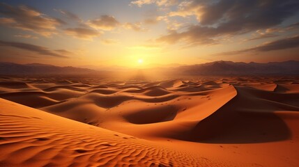 Fototapeta na wymiar desert landscape Generative AI
