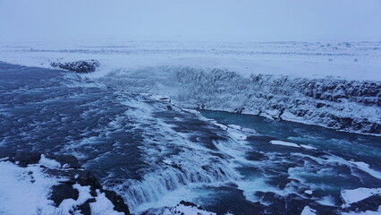 waterfall in iceland 