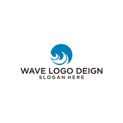 wave logo deign