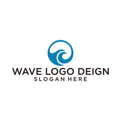 wave logo deign