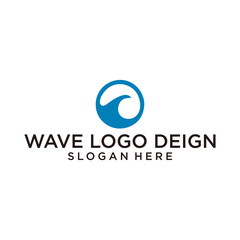 wave logo deign